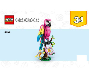 LEGO Exotic Pink Parrot 31144 Anweisungen