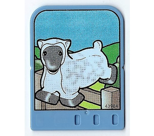 LEGO Explore Story Builder Card Farmyard Fun avec sheep Sauter over Clôture Modèle (43984)