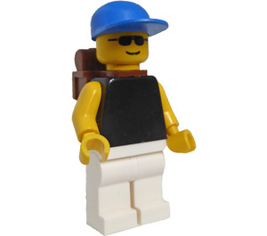 LEGO Explorer with Backpack and Blue Cap Minifigure