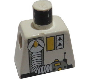 LEGO Explorien s Breathing Apparatus a Hledí, Hlava s Sluchátka Trup bez paží (973)