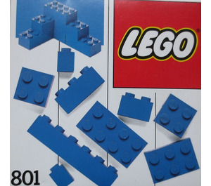 LEGO Extra Bricks Blue Set 801-2