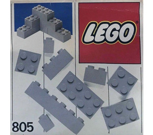 LEGO Extra Bricks Grey Set 805-1