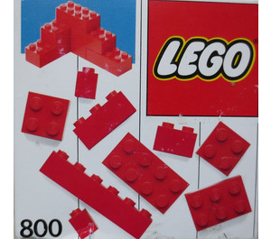 LEGO Extra Bricks Red Set 800-2