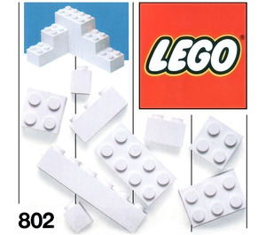 LEGO Extra Bricks blanc 802-2