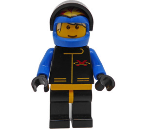 LEGO Extreme Team, Bleu Casque avec Flames Minifigurine