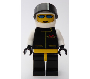 LEGO Extreme Team Member med hvid Flamme Hjelm Minifigur