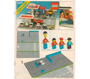 LEGO Exxon Gas Station Set 6375-2 Instructions