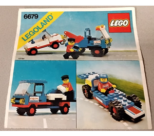 LEGO Exxon Tow Truck Set 6679-2 Instructions