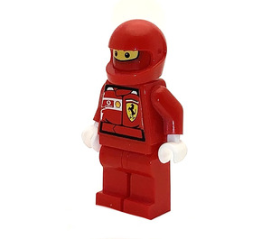 LEGO F1 Ferrari Pit Crew Member med Vodafone/Shell Klistermærker på Torso Minifigur