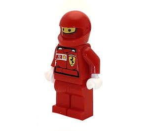 LEGO F1 Ferrari Pit Crew Member mit Vodafone/Shell Stickers auf Torso Minifigur