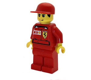 LEGO F1 Ferrari Record Guy met Torso Stickers minifiguur