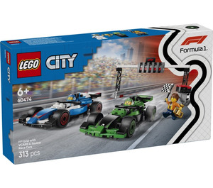 LEGO F1 Grid with VCARB & Sauber Race Cars 60474