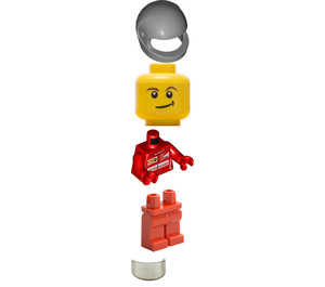 LEGO F14 T & Scuderia Ferrari Truck Race Auto Pilot Figurine