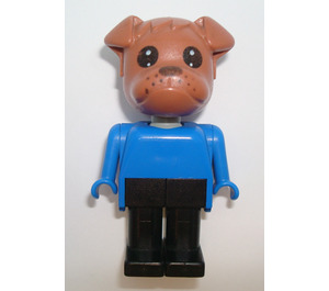 LEGO Fabuland Bertie Bulldog Figur