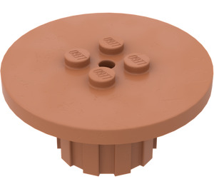 LEGO Marron de Fabuland Rond Table avec Tenons au centre (4223)