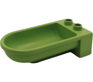 LEGO Fabuland Lime Duplo Bath Tub (4893)