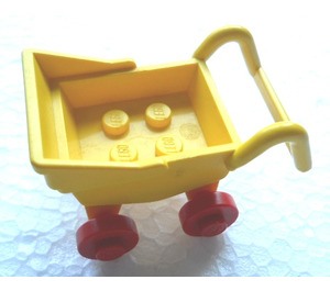 LEGO Fabuland Pram with Red Wheels