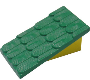 LEGO Fabuland Roof Slope with Green Roof and No Chimney Hole (787)