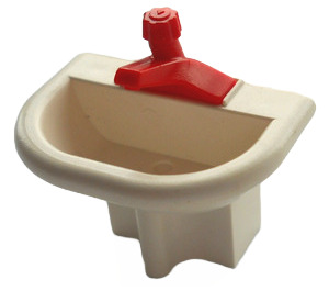 LEGO Fabuland Washbasin z Czerwony Kran