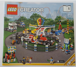 LEGO Fairground Mixer Set 10244 Instructions