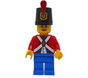 LEGO Fairytale & Historic Imperial Kvinna Soldat med Decorated Shako Minifigur