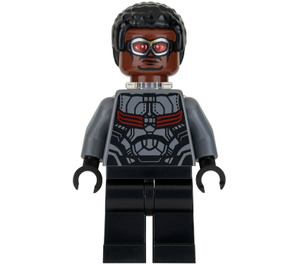 LEGO Falcon with Gray and Black Suit with Plain Legs Minifigure