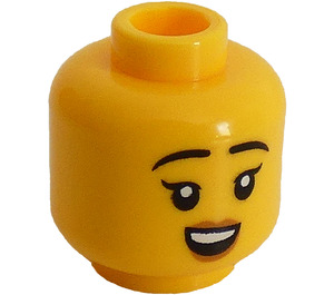 LEGO Falconer Head (Recessed Solid Stud) (3626 / 100998)