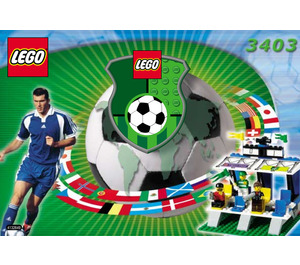 LEGO Fans' Grandstand with Scoreboard Set 3403 Instructions