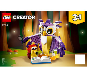 LEGO Fantasy Forest Creatures Set 31125 Instructions