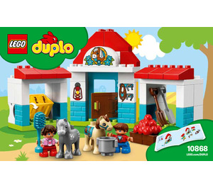 LEGO Farm Pony Stable Set 10868 Instructions