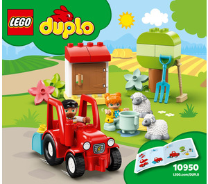 LEGO Farm Tractor & Animal Care Set 10950 Instructions