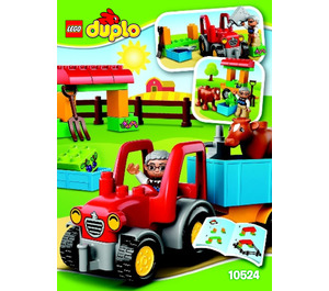 LEGO Farm Tractor Set 10524 Instructions