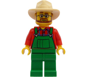 LEGO Farmer avec Beard et Glasses Figurine