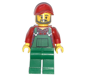 LEGO Farmer with Red Cap Minifigure