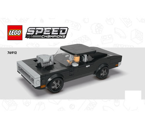 LEGO Fast & Furious 1970 Dodge Charger R/T 76912 Instrucciones