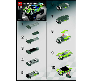 LEGO Fat Trax 8663 Instructies