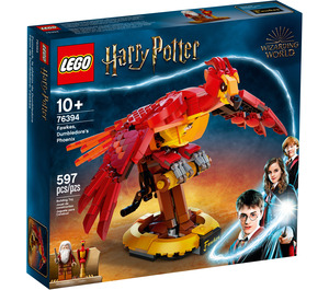 LEGO Fawkes, Dumbledore's Phoenix Set 76394 Packaging