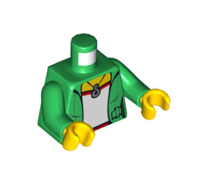 LEGO Fei Minifig Torso mit Hemd ohne Falten (973 / 76382)
