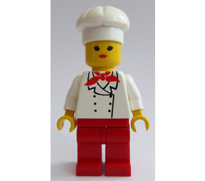 LEGO Nainen Chef jossa Punainen Jalat Minihahmo