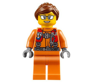 LEGO Female Coast Bewaker minifiguur