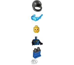 LEGO Femelle Diver avec Dauphin logo Minifigurine