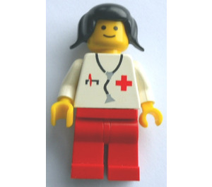 LEGO Kvinde Læge med Pigtails Minifigur