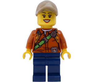 LEGO Female Explorer met Hoed minifiguur