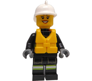 LEGO Female Fire Boat Fire Fighter Minifigure