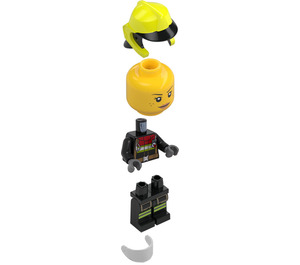 LEGO Female Firefighter Minifigure