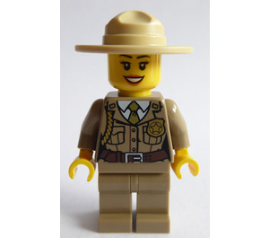 LEGO Female Forest Politie Officer minifiguur
