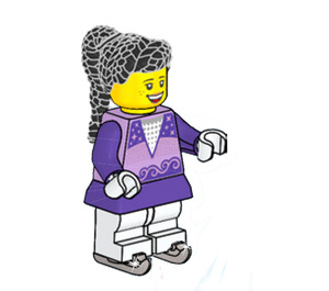 LEGO Female Ice-Skater Figurine