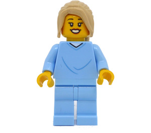 LEGO Vrouwelijk in Ziekenhuis Gown Minifiguur