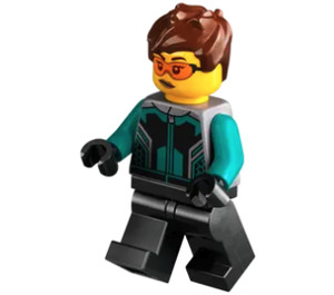 LEGO Female in Racing Suit minifiguur
