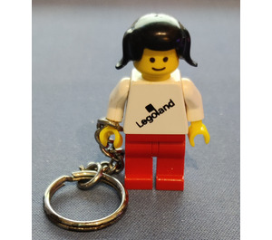 LEGO Female "Legoland" on torso key chain